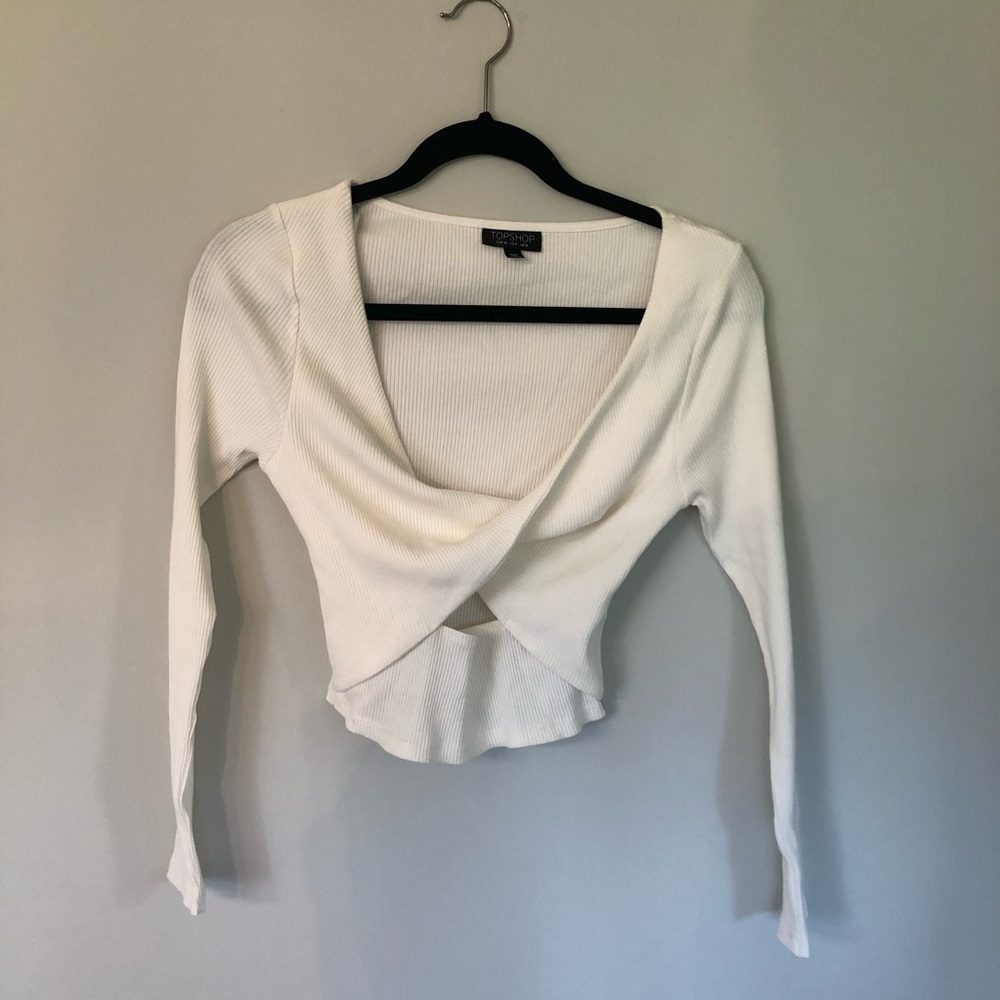 🛑🛑🛑Long sleeve white top